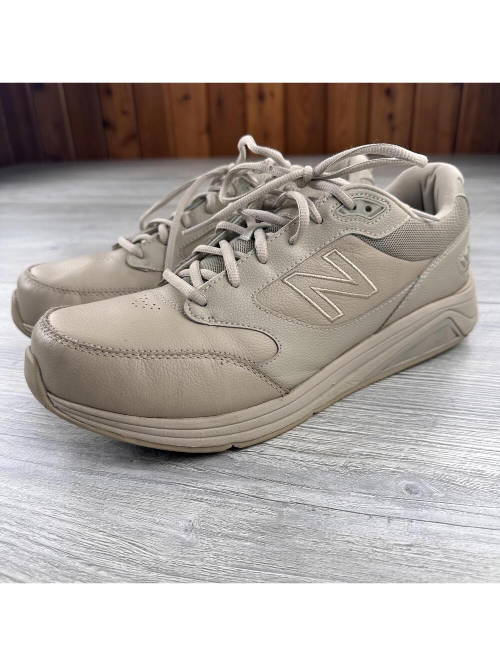 New Balance 928v3 Walking Shoes Mens 11.5 Tan Beige MW928BN3 2E EE Wide Dad Shoe